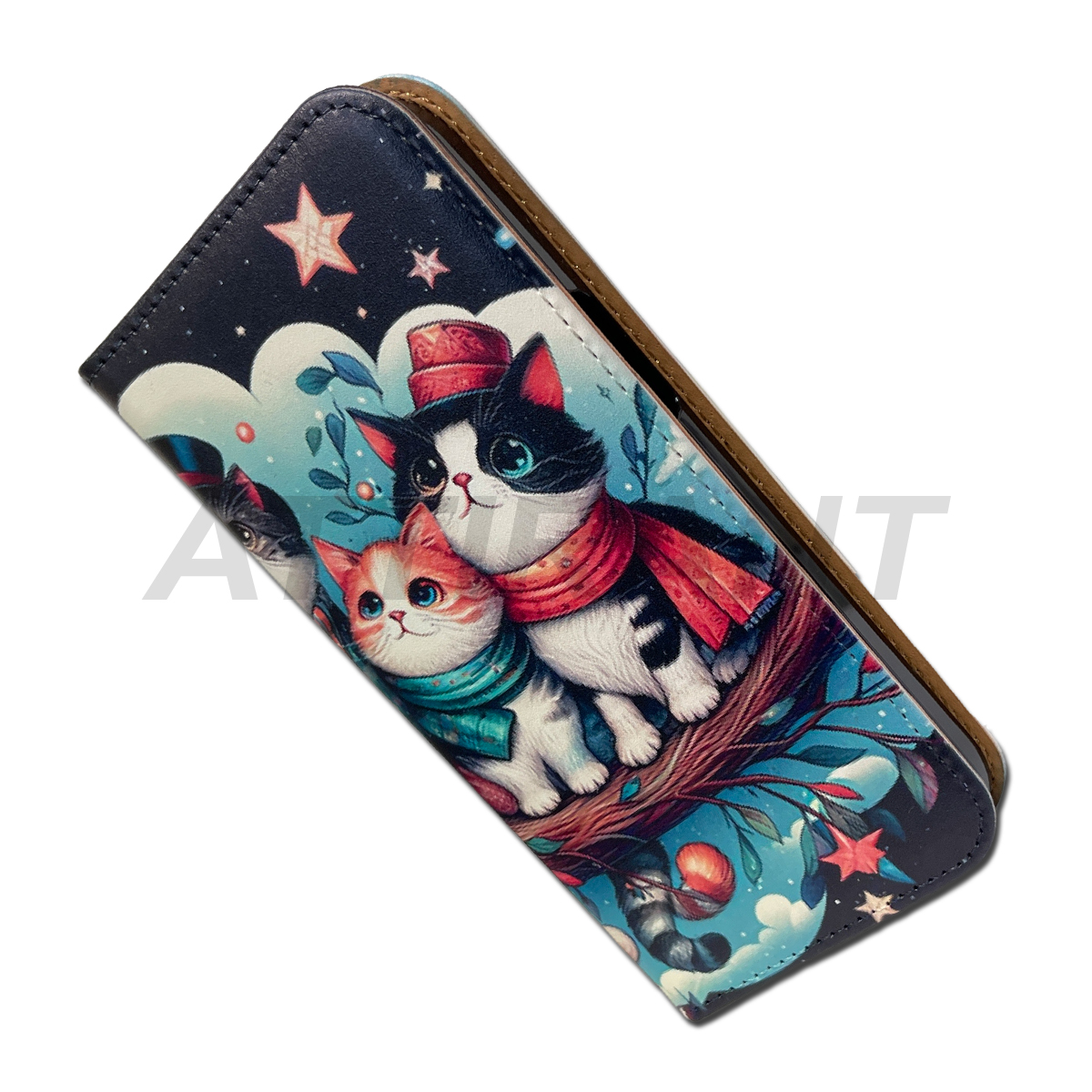 iPhone 12 ケース 手帳型 カバー 12 Pro mini ProMax 猫 ねこ かわいい キャット アイフォンケース｜hayariya｜02