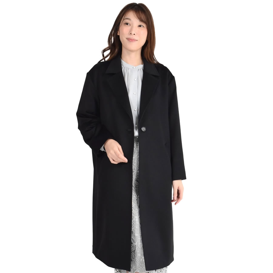 カシミヤ コート レディース カシミヤ100% ロングコート チェスター