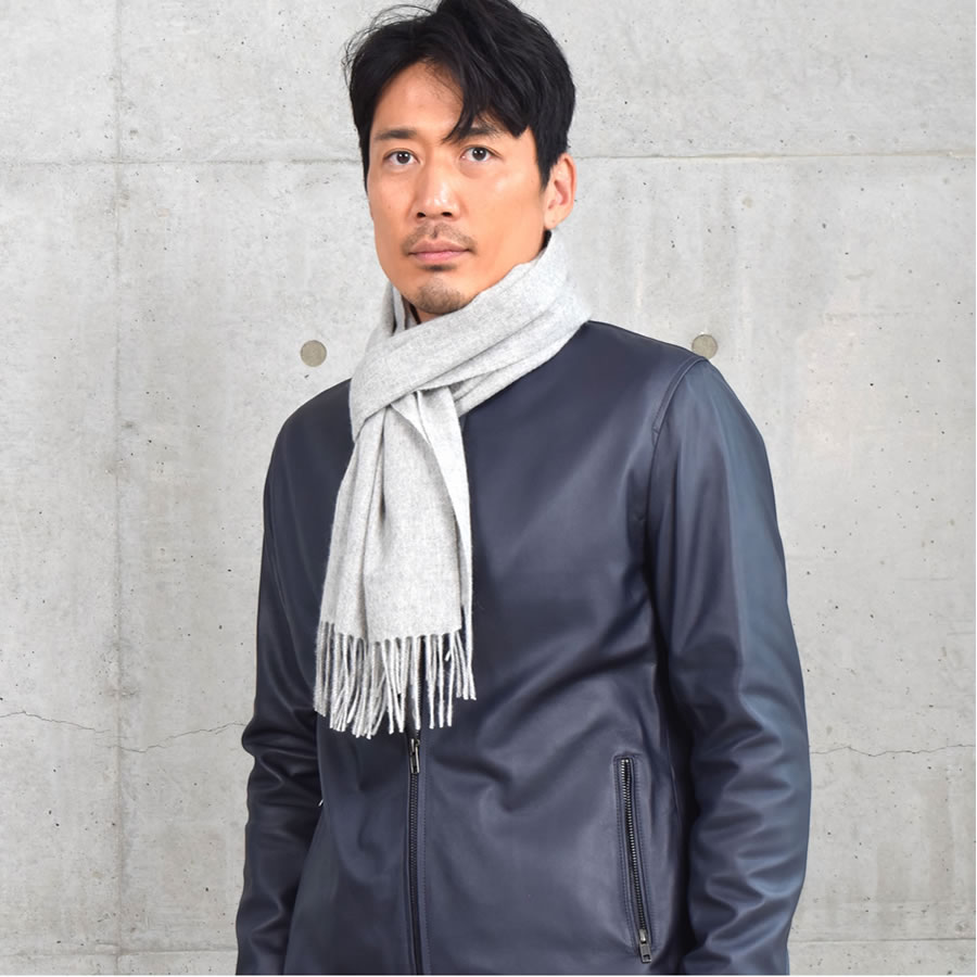 マフラー カシミヤ100% カシミヤ マフラー  カシミアマフラー カシミヤ100% 男女兼用 防寒 秋冬 クリスマス プレゼント ギフト［名入れ刺繍可能］ | Merfirge | 05