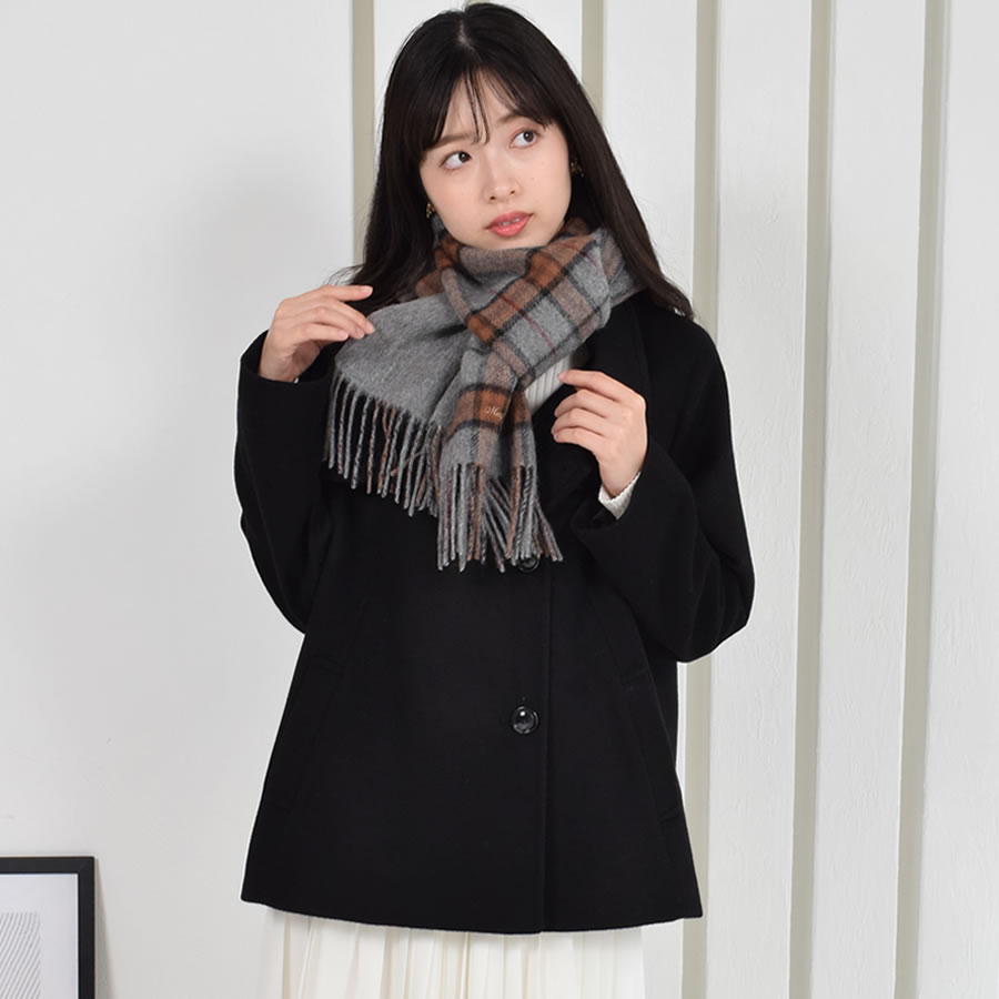 ❤お得なお品❤クリーニング済 カシミヤマフラー レザン ダークパープル エルメス カシミヤマフラー 《カザック・キーコレクション》 | Hermès