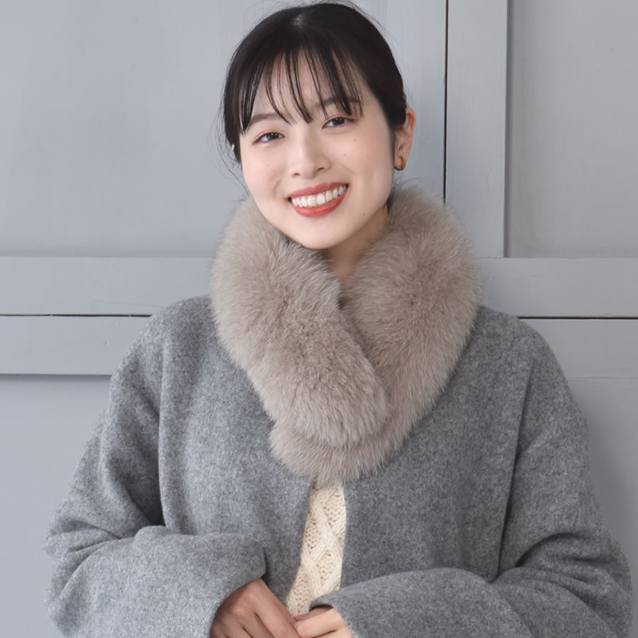 SAGA FOX 日本製 サガ フォックス マフラー 豪華 ストール 全