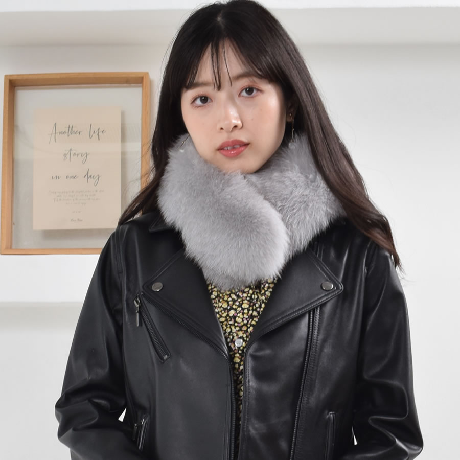 SAGA FOX 日本製 サガ フォックス マフラー 豪華 ストール 全