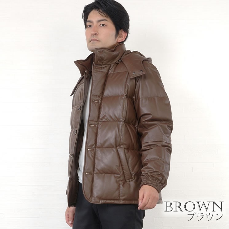 n*p様 【TERRIT ATELIER】（４８）ラムレザーダウンジャケット 本革 レザー ソフト ラム ダウン ジャケット 本皮 ソフトラム