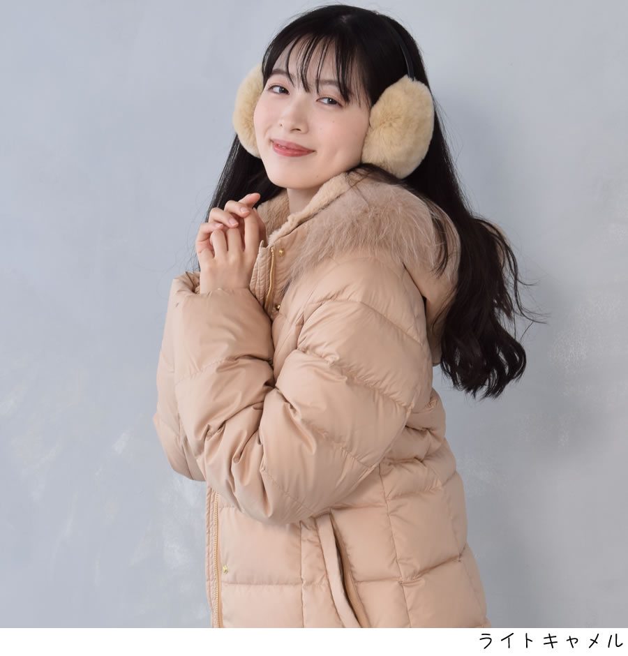 レッキス ラビット ファー イヤーマフラー ファーマフラー