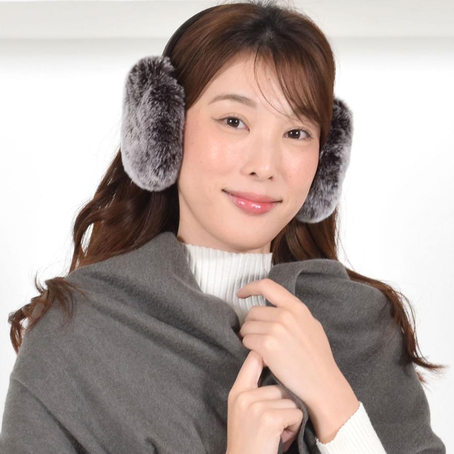 レッキス ラビット ファー イヤーマフラー ファーマフラー イヤマフ 耳
