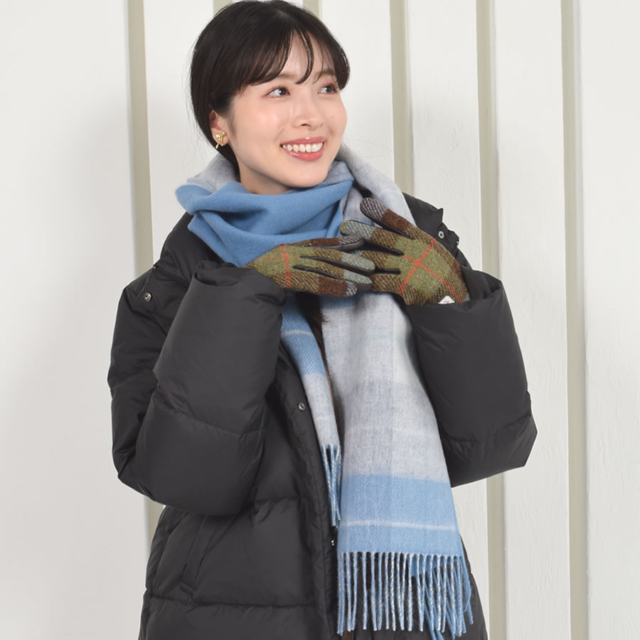 momo クレストブリッジ手袋＋マフラー momo クレストブリッジ手袋＋マフラー BLACK LABEL CRESTBRIDGE (Men