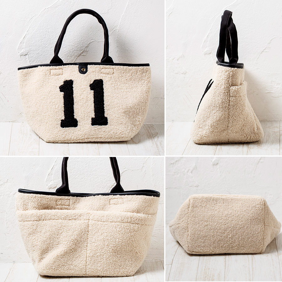 ボア トートバッグ レディース【 bearia L ベアリア Lサイズ 】ショルダーバッグ