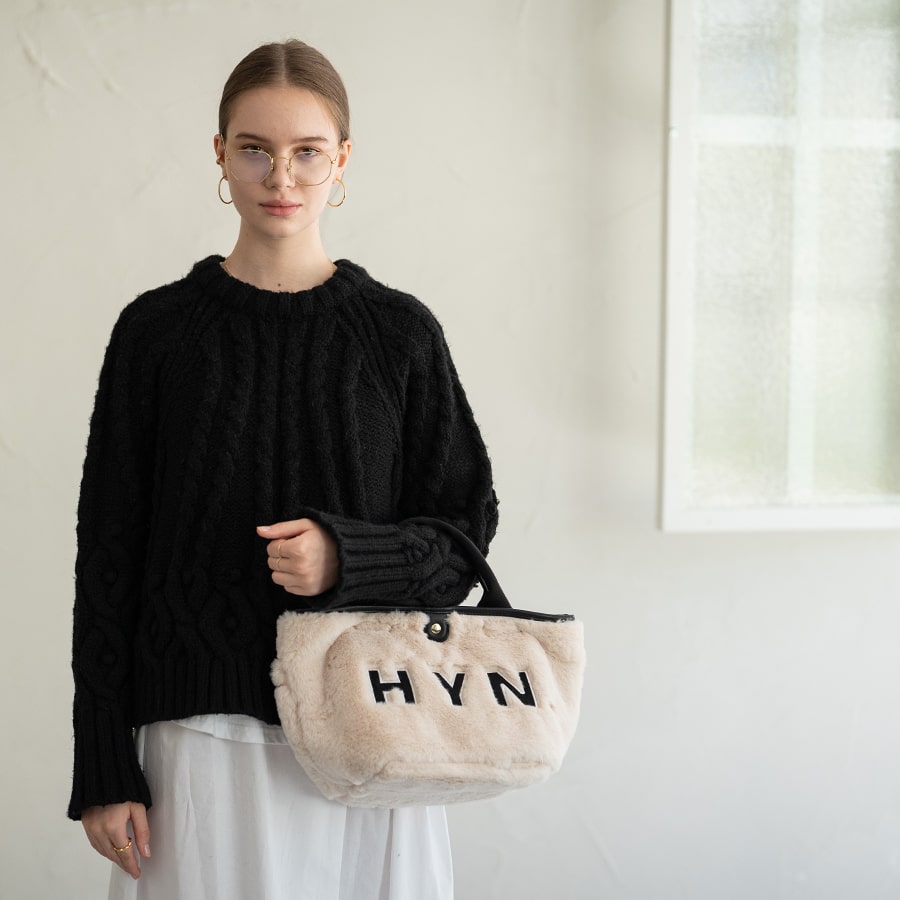 HAYNI 価格改定予定／11月中旬頃 トートバッグ レディース ボア