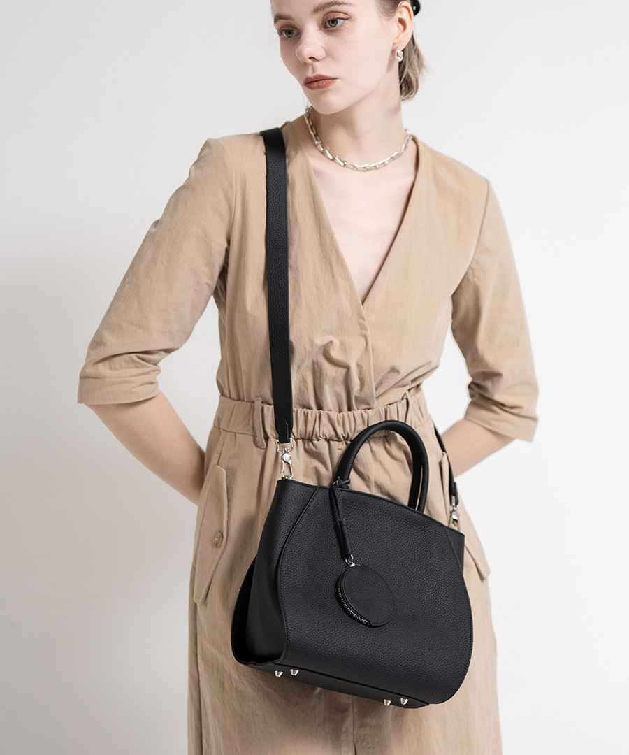 本革 2way ショルダーバッグ コインケース付属　ハンドバッグ セレモニーバッグ