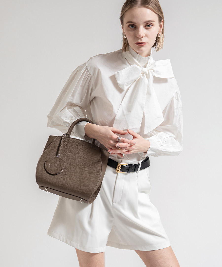 本革 2way ショルダーバッグ コインケース付属　ハンドバッグ セレモニーバッグ