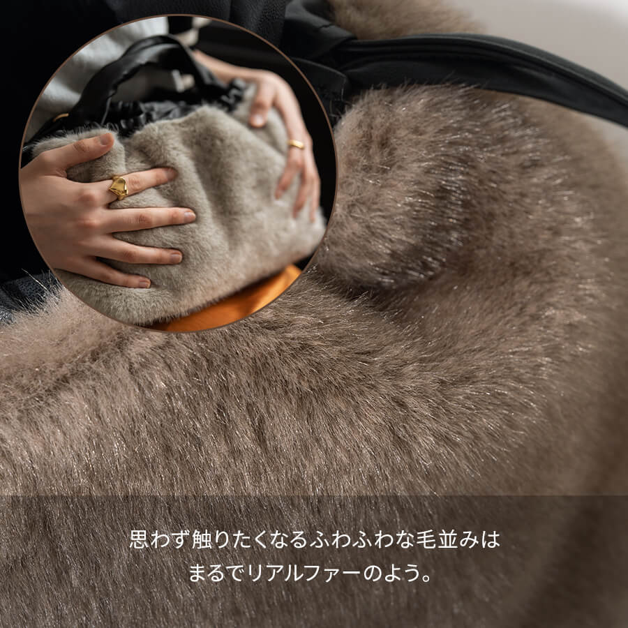 HAYNI ＼在庫限り／ショルダーバッグ レディース 2way ファー