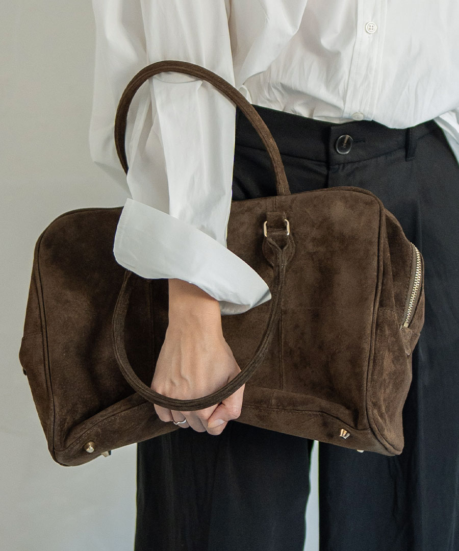 ボストンバッグ 本革 スウェードバッグ【 第2世代・改良版 Donusa ドヌサ 】