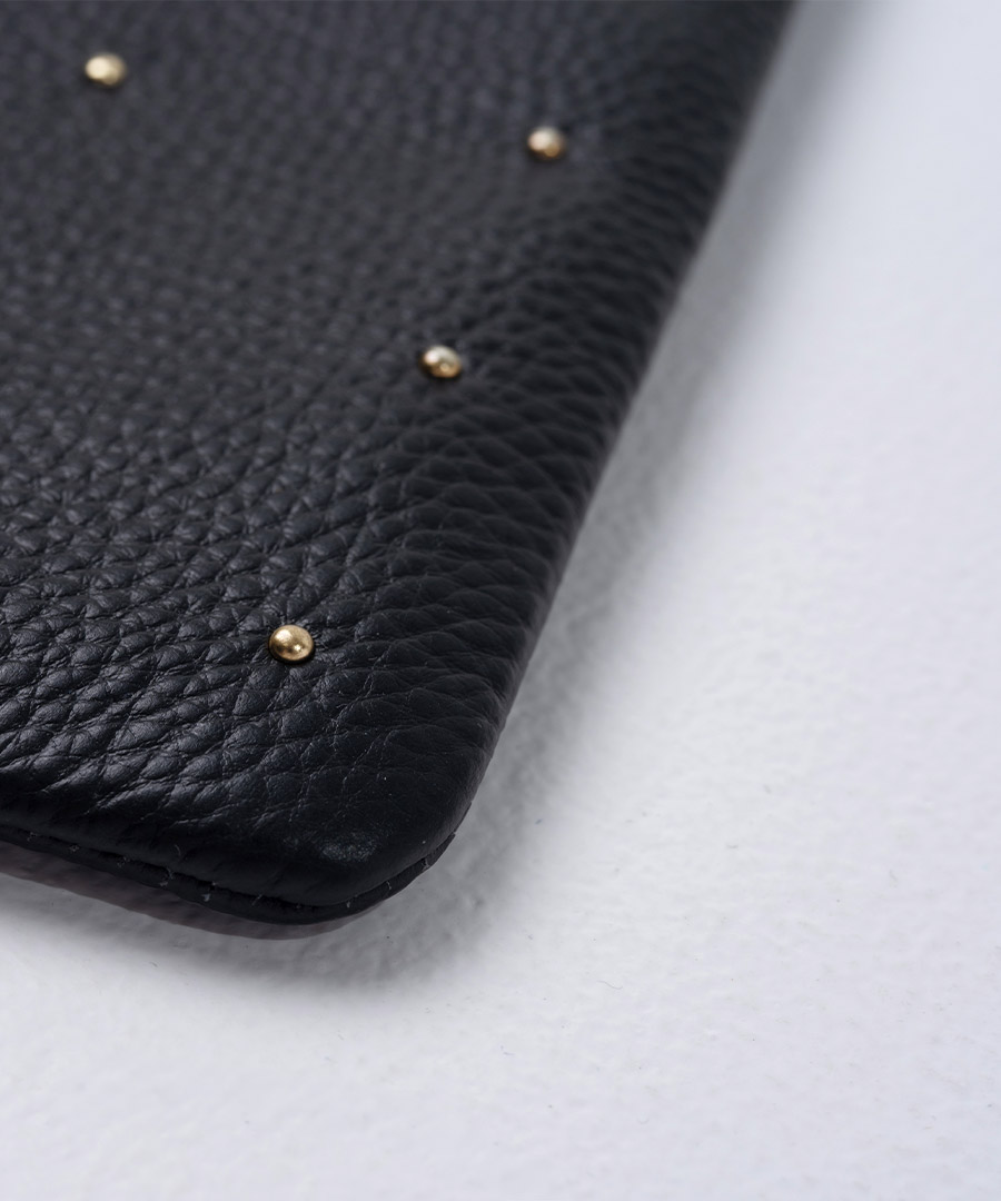 HAYNI（ヘイニ） 「新色追加」本革 ポーチ「Dot leather pouch ドット