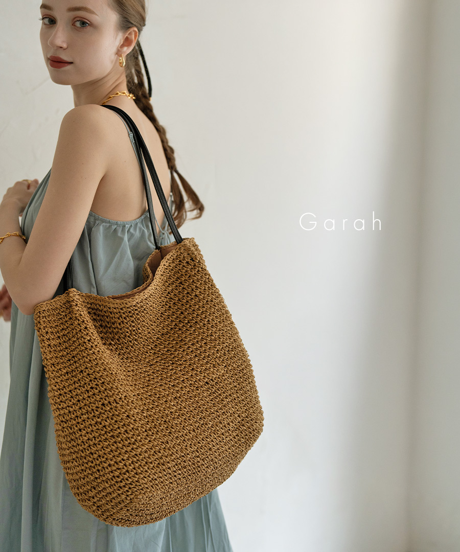 パイソン柄PUレザーハンドル トートバッグ【Garah ガーラン】by HAYNI