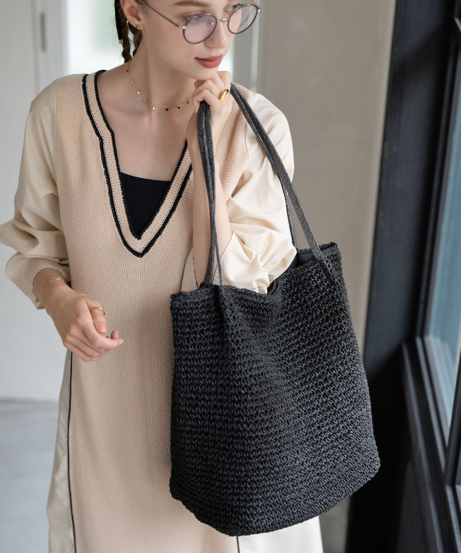 パイソン柄PUレザー トートバッグ【Garah ガーラン】by HAYNI