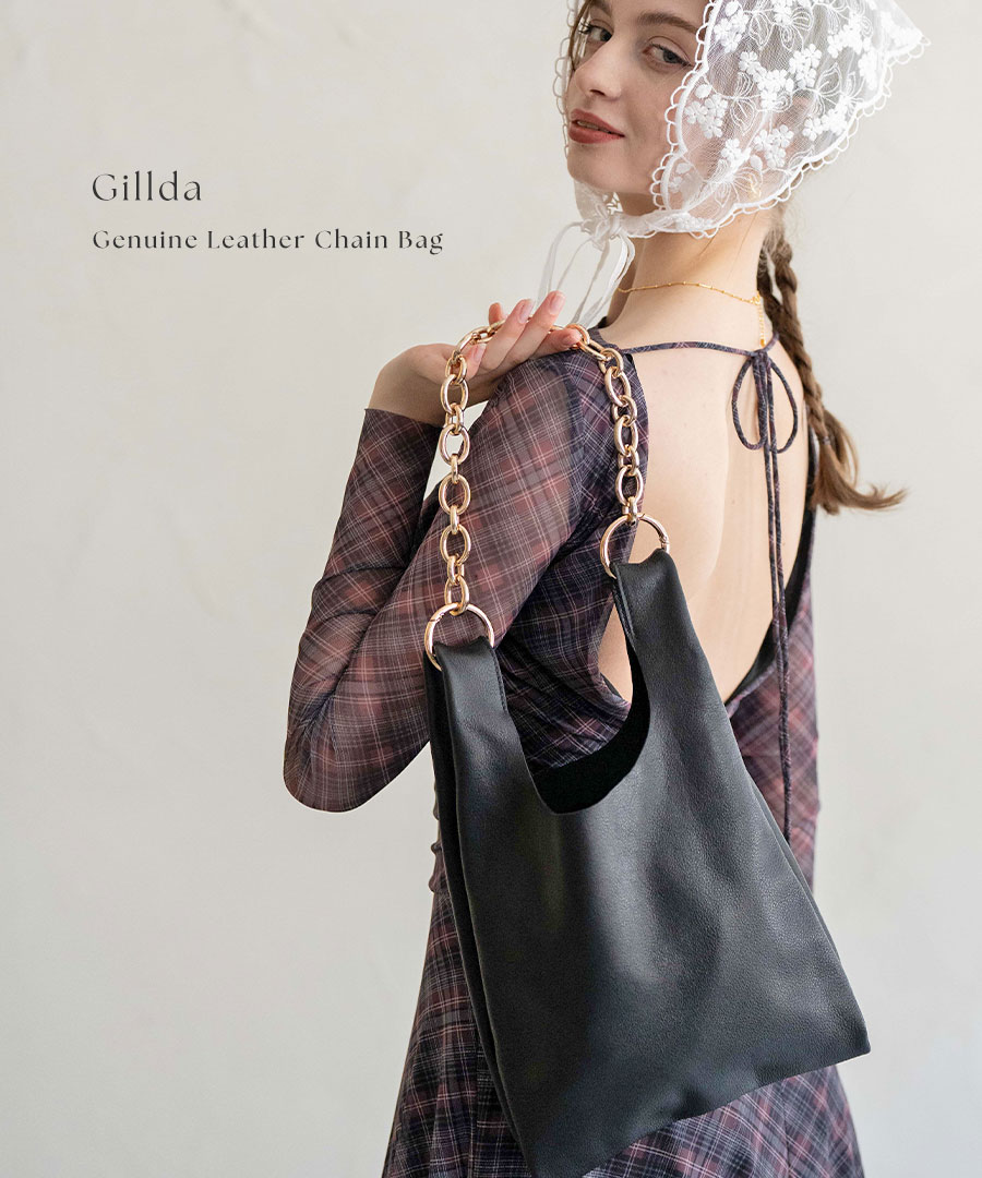 HAYNI（ヘイニ） 本革 ショルダーバッグ レディース「Gillda ジルダ