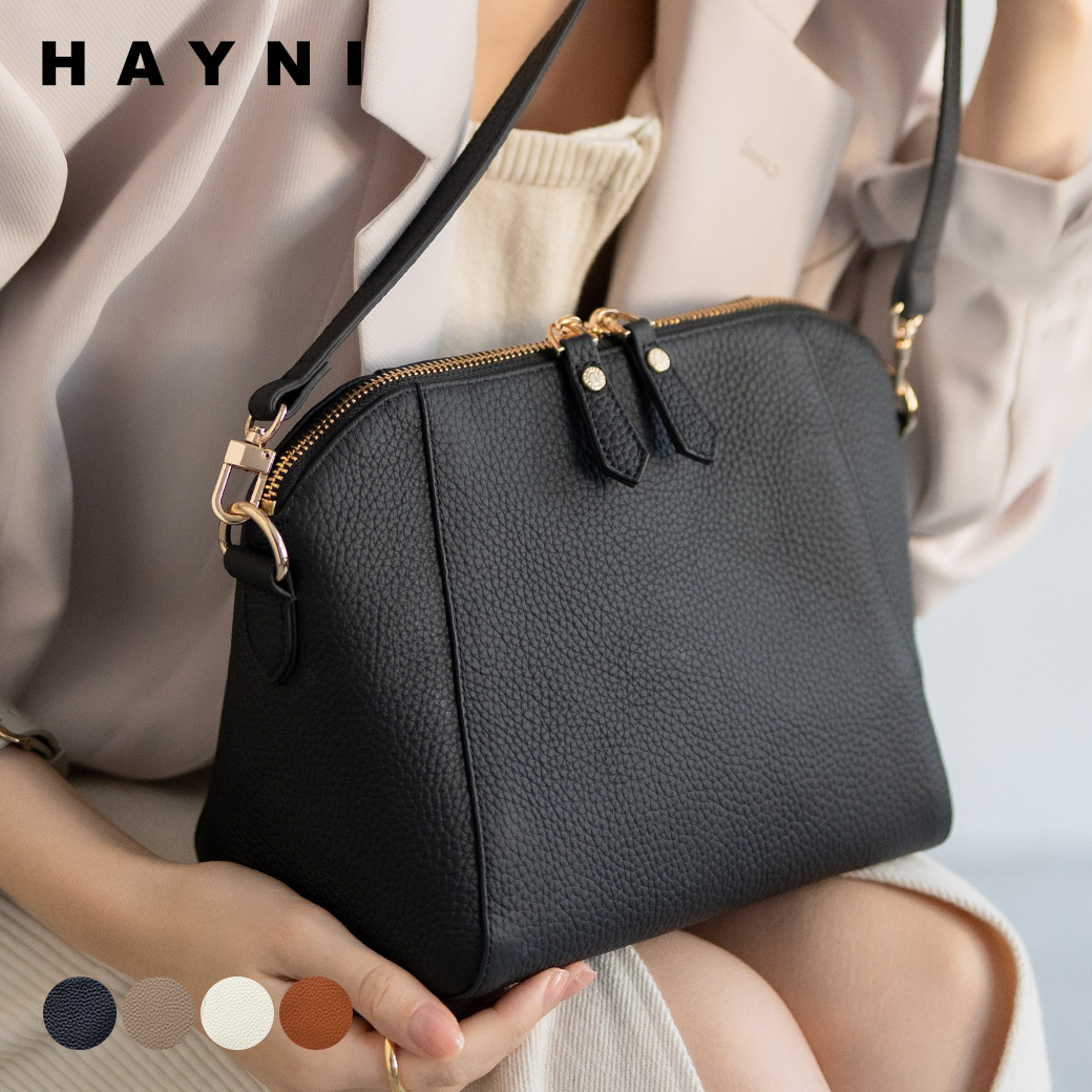 HAYNI（ヘイニ） 池田真子さんコラボ 本革 ショルダーバッグ