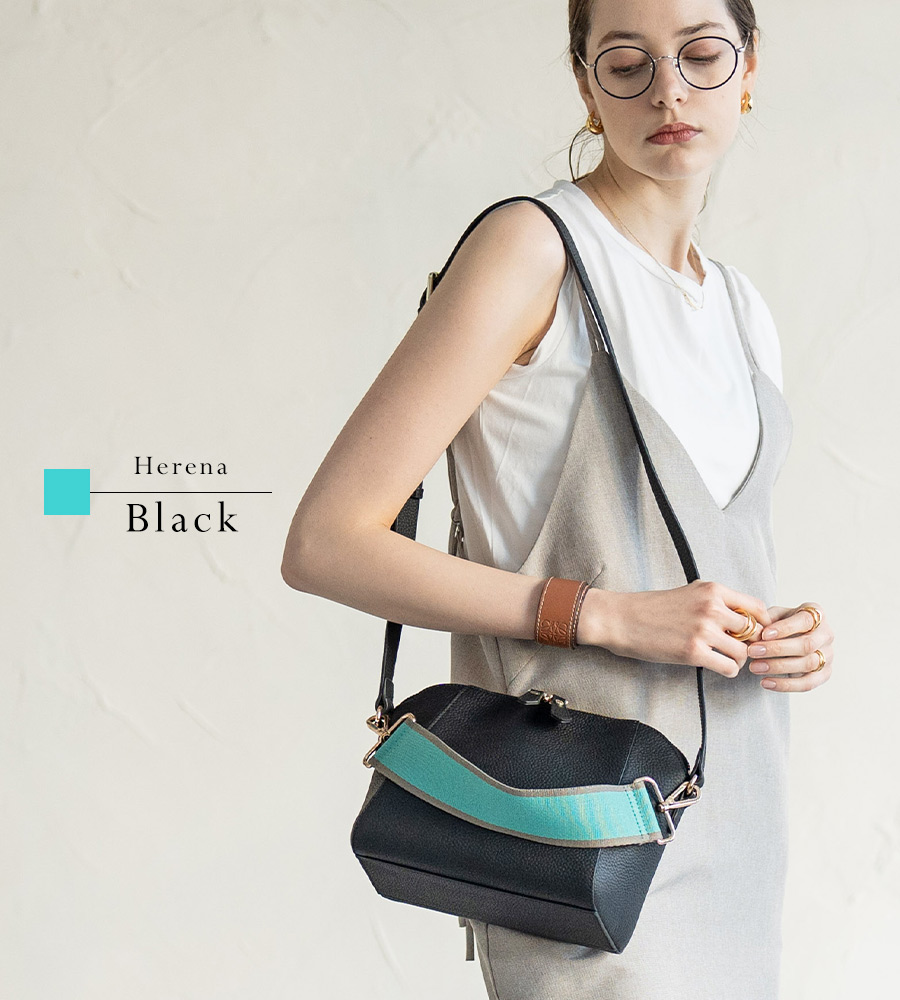 ショルダーバッグ レディース 本革 レザー コラボバッグ コラボ 池田真子 youtube ヘイニ HAYNI ヘレナ herena