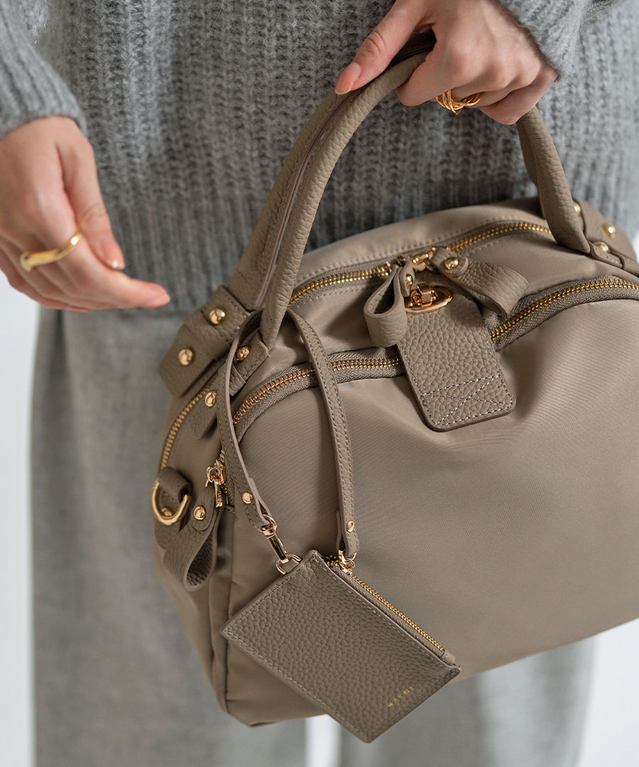 2way 撥水 ナイロン ショルダーバッグ ボストンバッグ【第3世代・改良版 Mini Nylon Loche ミニナイロンロシェ】