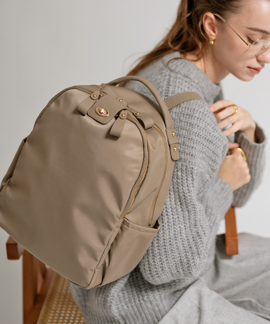 ナイロン リュック レディース【第2世代・改良版 Nylon Loche Ruck ナイロンロシェリュック】