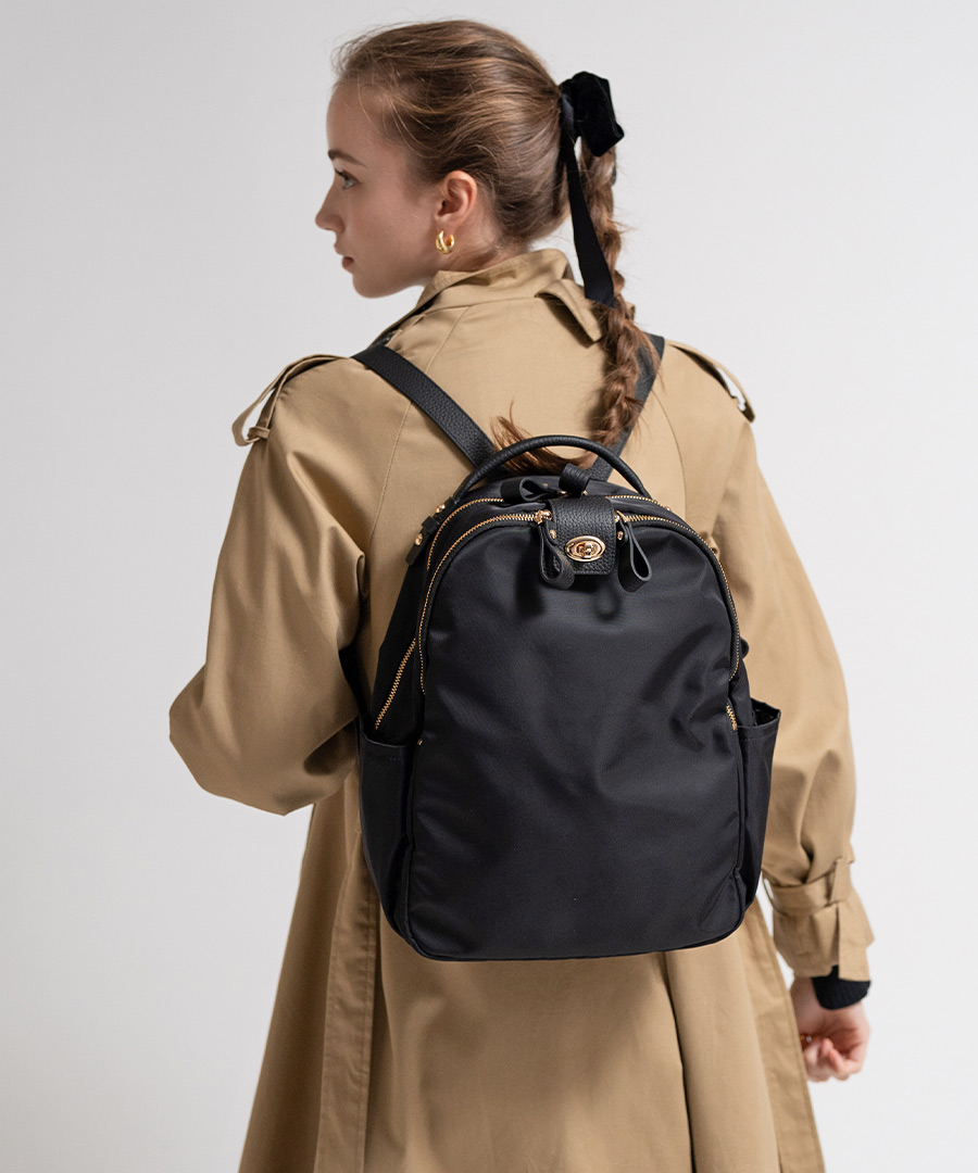 ナイロン リュック レディース【第2世代・改良版 Nylon Loche Ruck ナイロンロシェリュック】