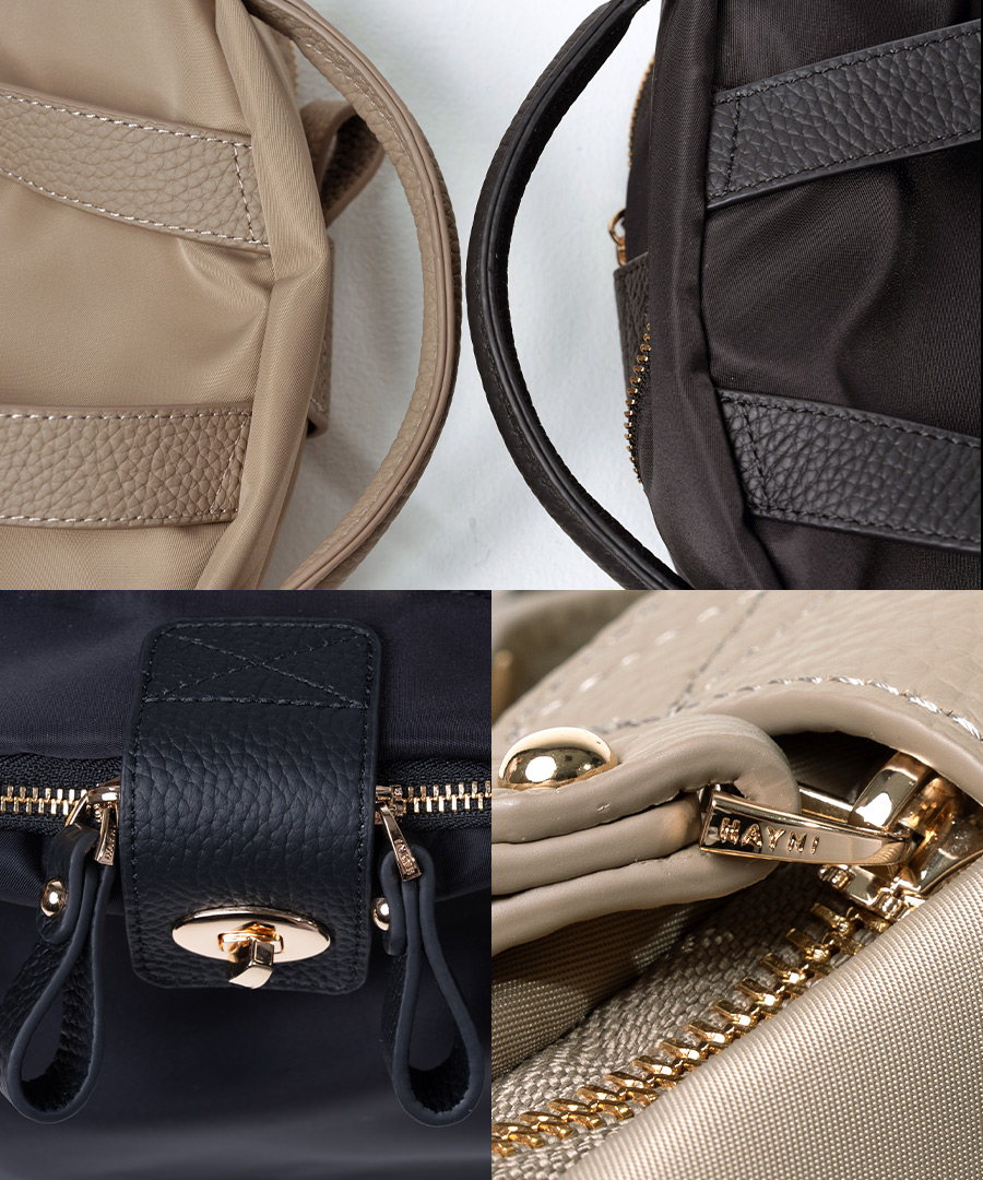 ナイロン リュック レディース【第2世代・改良版 Nylon Loche Ruck ナイロンロシェリュック】