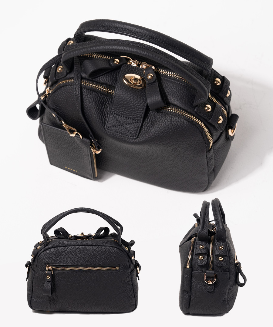 ショルダーバッグ ハンドバッグ レディース【 Nene Loche ネネロシェ｜HAYNI ヘイニ】トートバッグ 軽量 軽い 2way 斜めがけ バッグ 旅行 通勤 通学 シンプル おしゃれ 単色 黒 ブランド