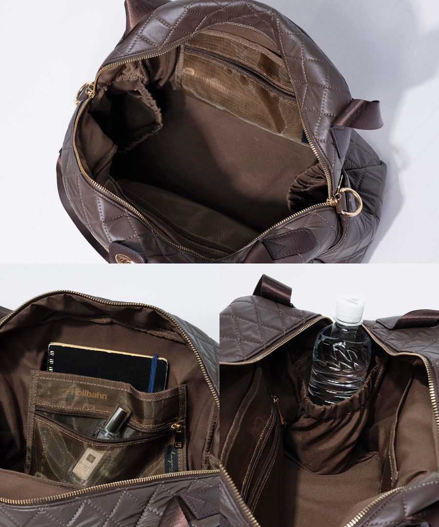 ボストンバッグ 旅行かばん レディース【第2世代・改良版 Loche Quilted Boston Bag ロシェキルティングボストン Lサイズ 】