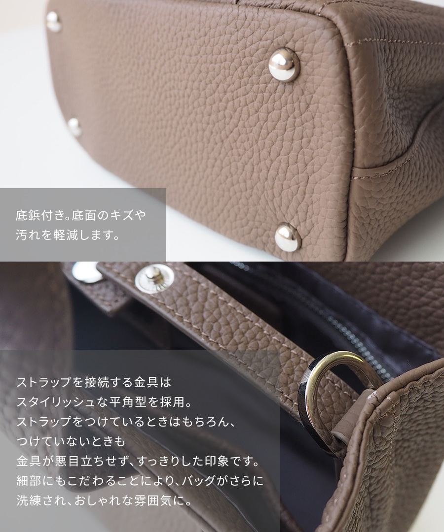 本革2wayショルダーバッグハンドバッグミニレディース【Baby Luziny ベイビールジニー】