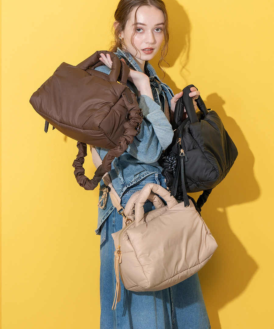 2way ショルダーバッグbr【Nyllo ニロ Mサイズ】
