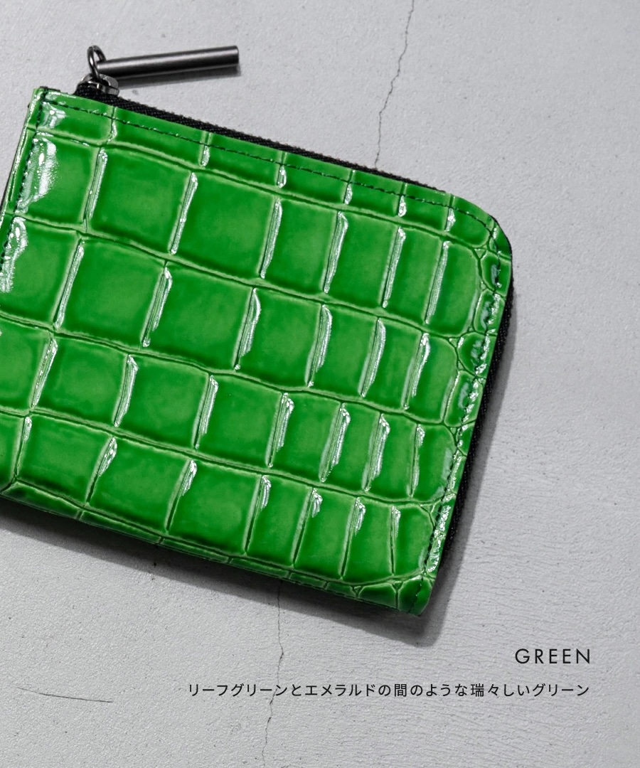 POMTATA（ポンタタ） 本革 L字 ファスナー 財布 レディース