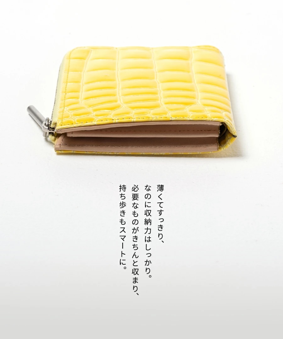 POMTATA（ポンタタ） 「7/19(20時)より新色追加」本革 L字 ファスナー