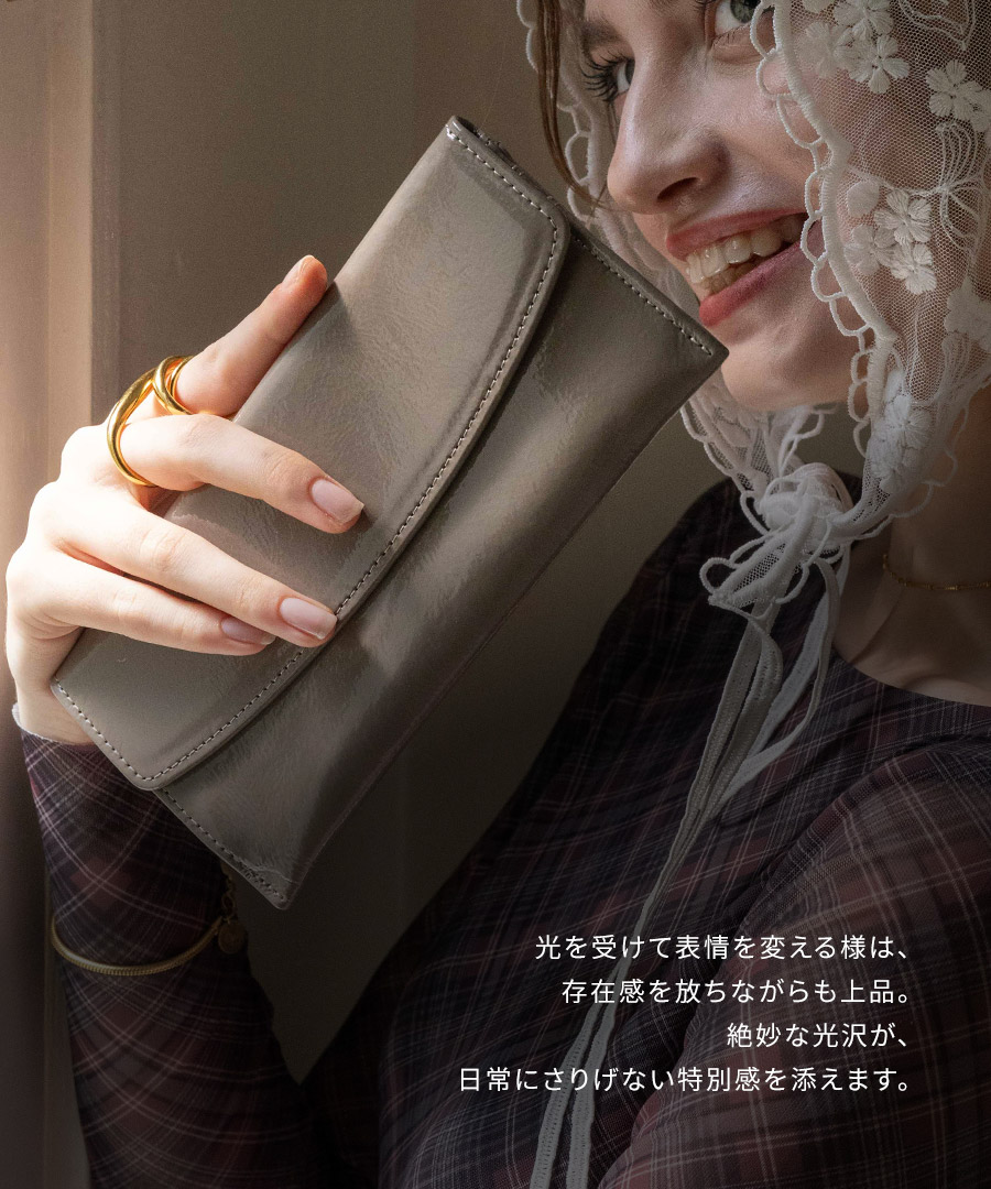 POMTATA（ポンタタ） 長財布 レディース 本革 「 ロングウォレット 長