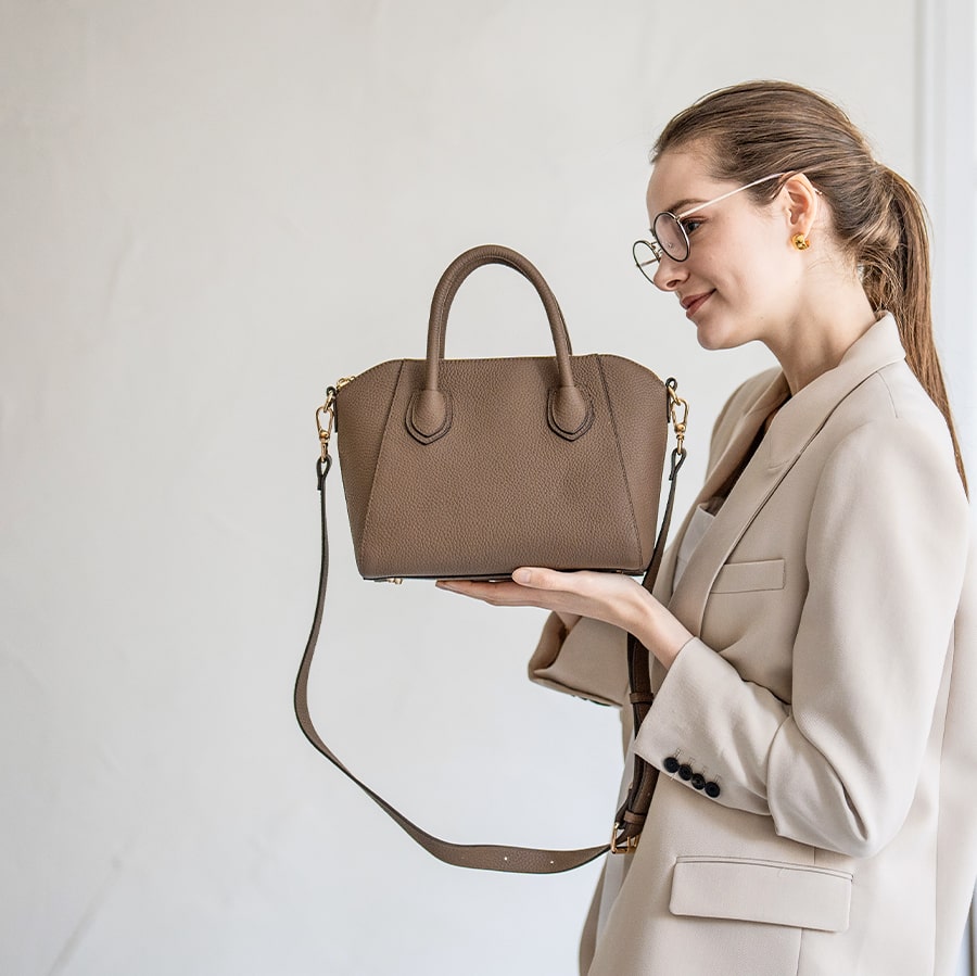 2way ショルダーバッグ レディース 本革 ボストンバッグ レザー シエナ