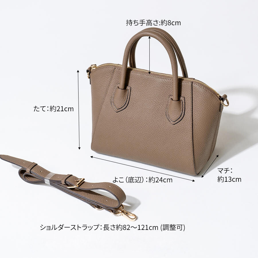 2way ショルダーバッグ レディース 本革 ボストンバッグ レザー シエナ