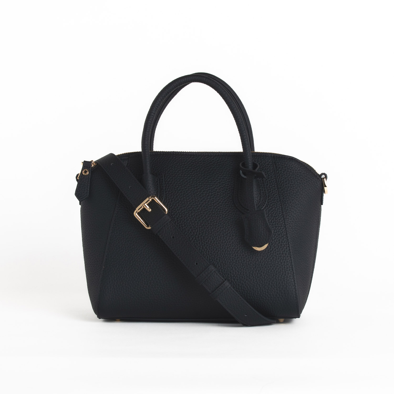 michanさん×HAYNI ヘイニ コラボ 本革 バッグ ブラック 黒 HAYNI（ヘイニ） 池田真子さんコラボ 本革 ショルダーバッグ