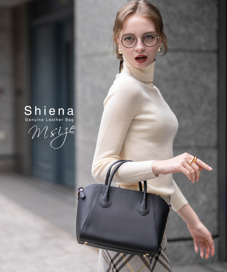 2way ショルダーバッグ レディース 本革 ボストンバッグ レザー シエナ