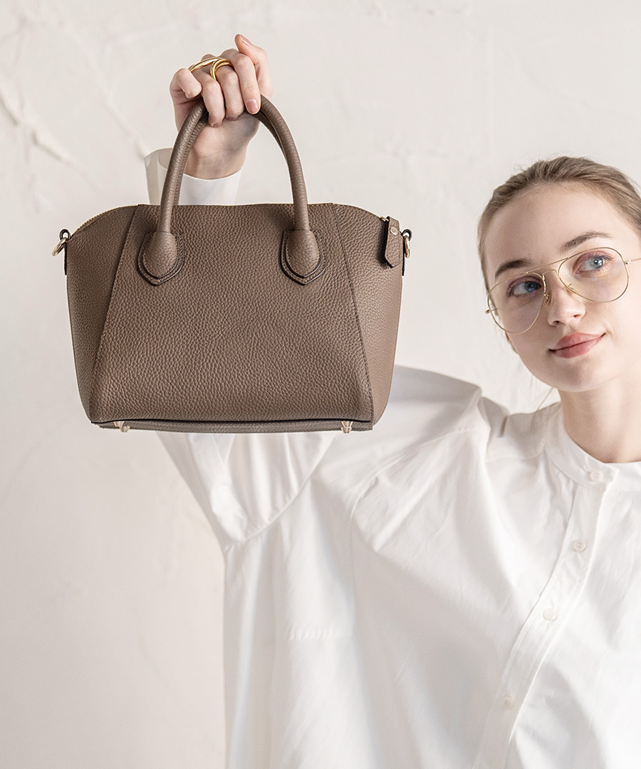 2way ショルダーバッグ レディース 本革 ボストンバッグ レザー シエナ