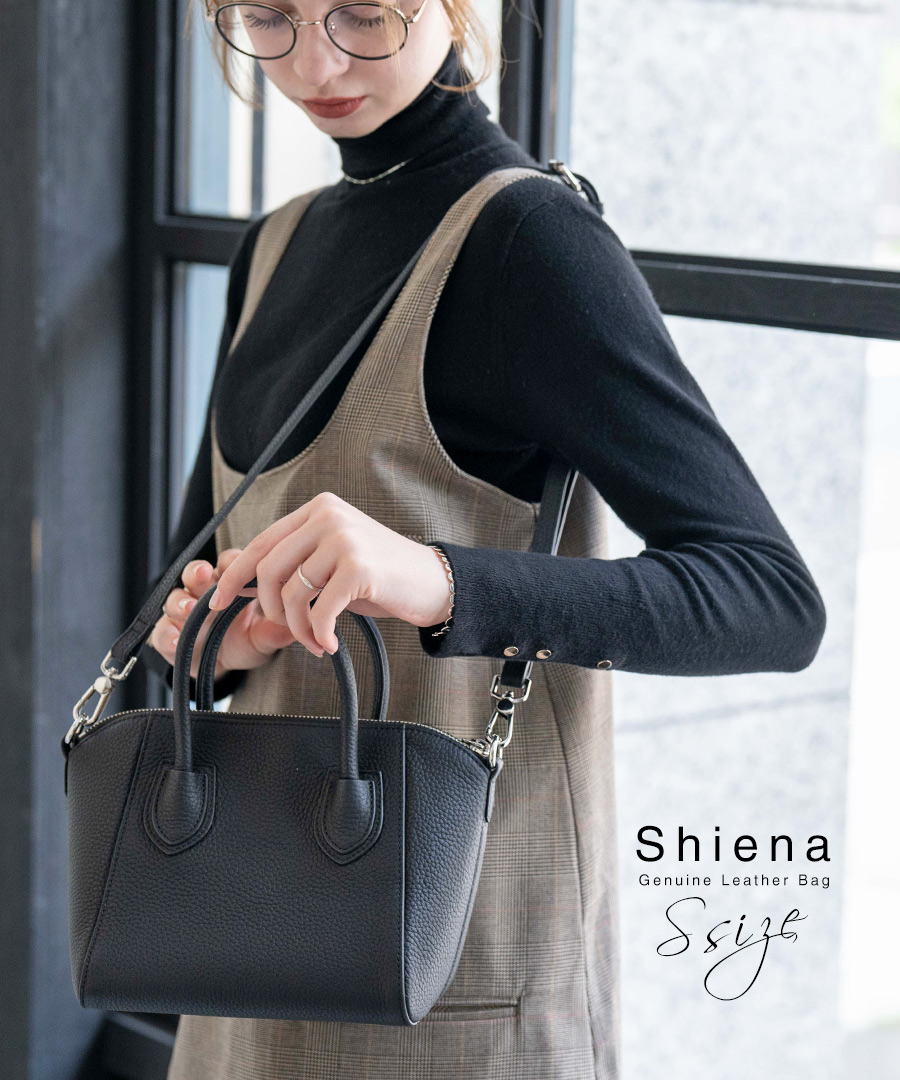 2way ショルダーバッグ レディース 本革 ボストンバッグ レザー シエナ