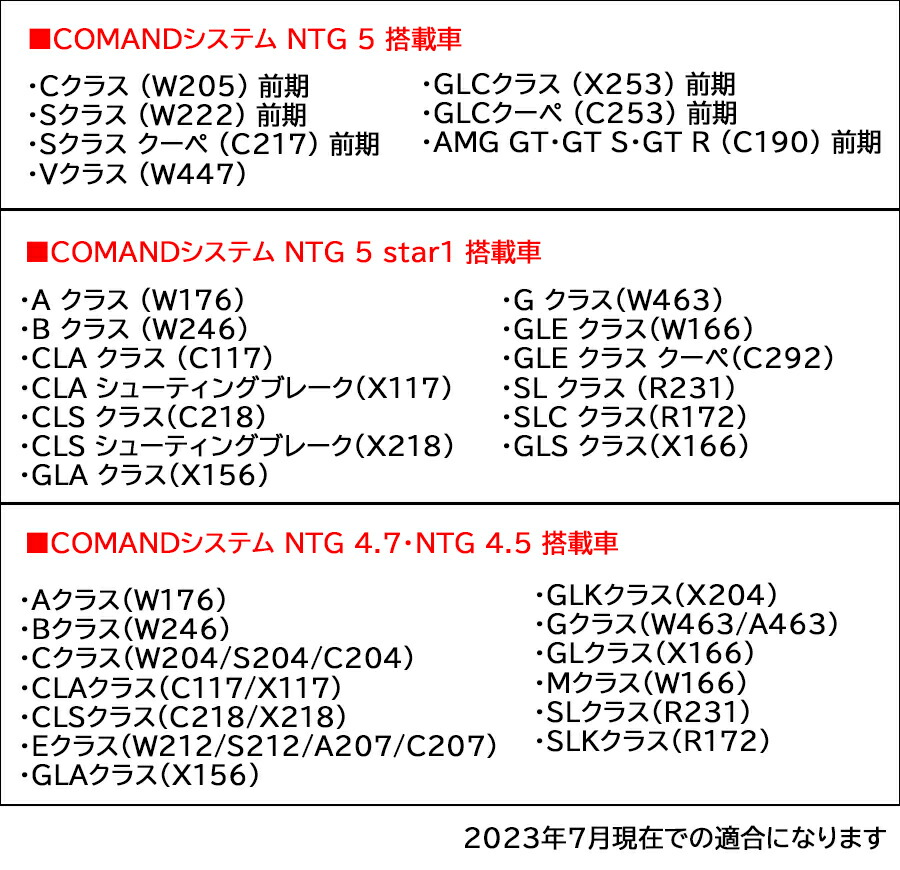 メルセデスベンツ Eクラス (W213)後期 TVキャンセラー MBUX-NTG6 AR