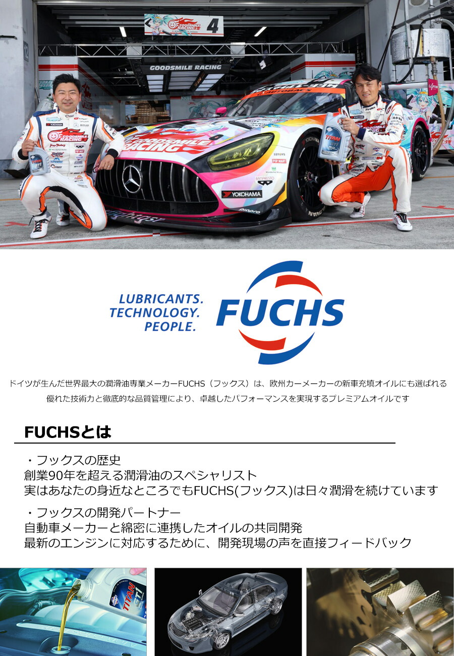 FUCHS フックス SUPER GT MC SAE 5W-40 内容量20L (MC 油) エンジン