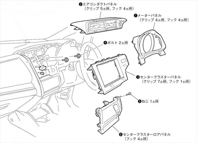 ホンダ H19から フィット（ハイブリッド含む） (GE6/GE7/GE8/GE9/GP1