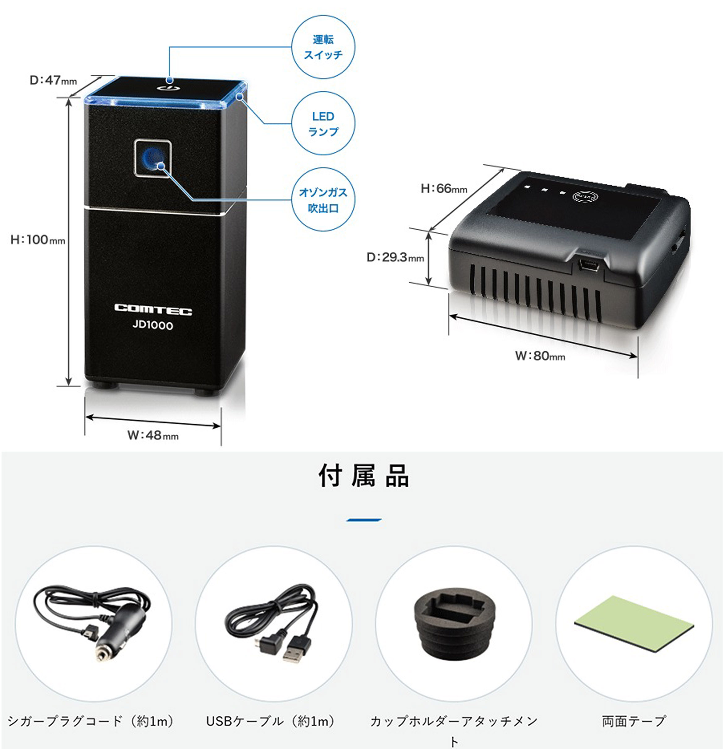 低濃度オゾン発生器 コムテック オゾンエアでウイルス・菌・においを除