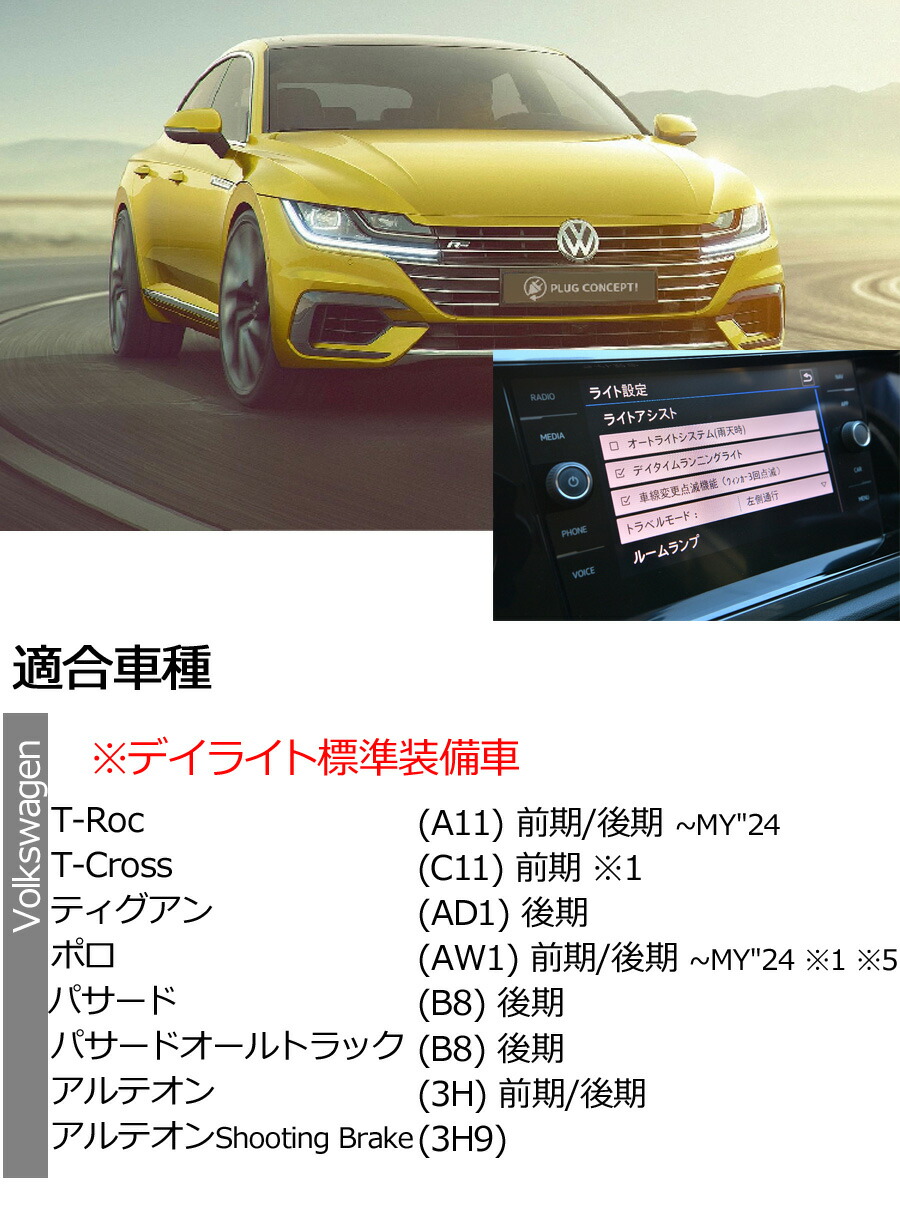 フォルクスワーゲン ワーゲン T-Roc Tロック (A11) デイライト フォルクスワーゲン ワーゲン T-Roc Tロック (A11) デイライト