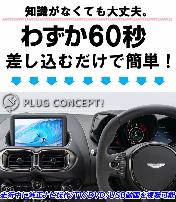 ASTON MARTIN アストンマーチンDB11 TVキャンセラーOBD2