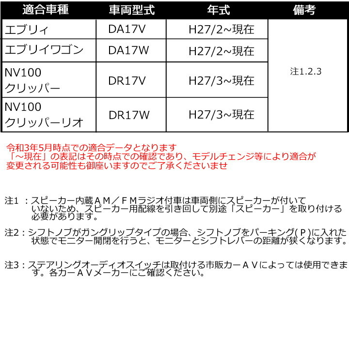 スズキ エブリイ エブリイワゴン H27/2~現在(DA17V DA17W) 8インチナビ取付キット パネル/取り付け/TBX-S004 エブリー  エブリィ : tbx-s004 : パネル王国 - 通販 - Yahoo!ショッピング