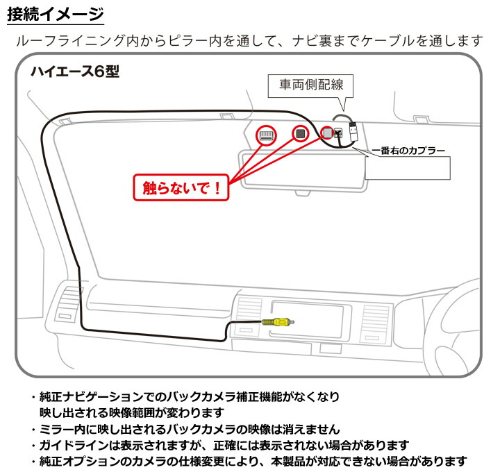 ハイエース ハイエース200系 ハイエース6型 デジタルインナー