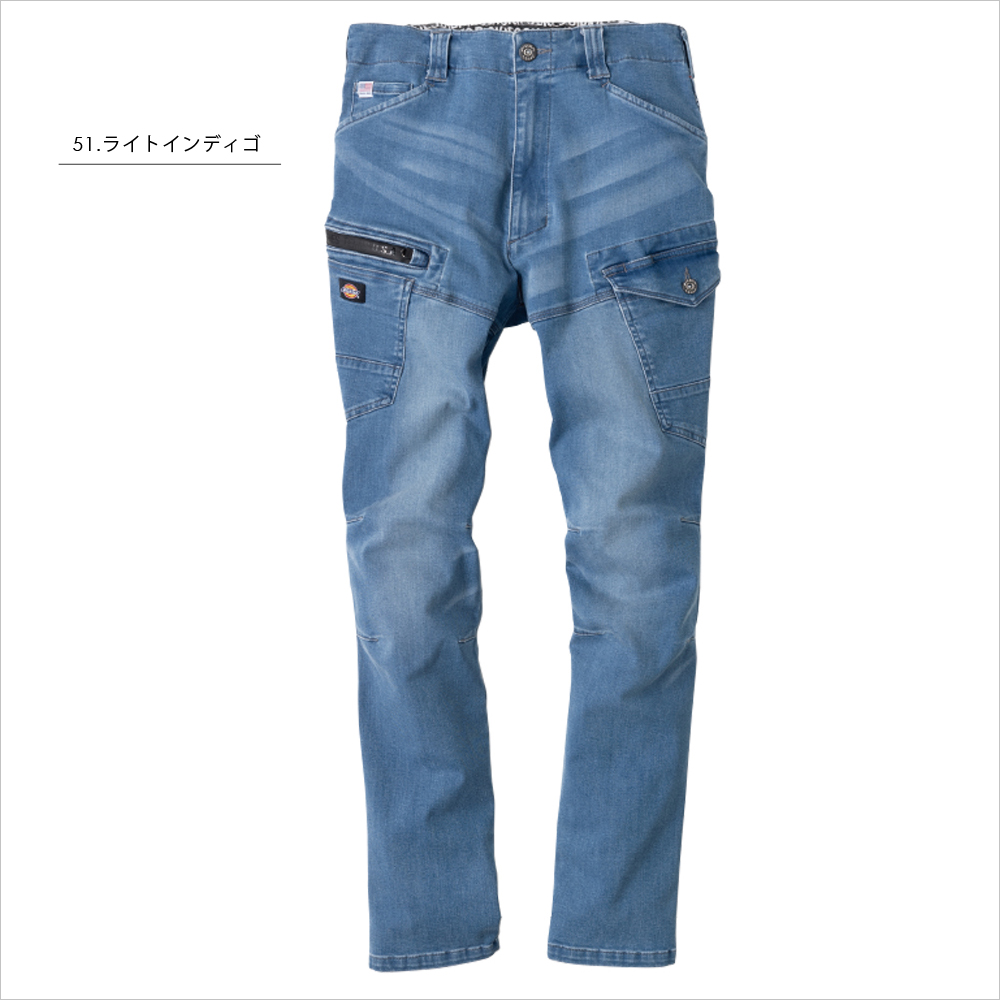 Dickies（ディッキーズ） ストレッチ シルキー デニムカーゴ D-2905