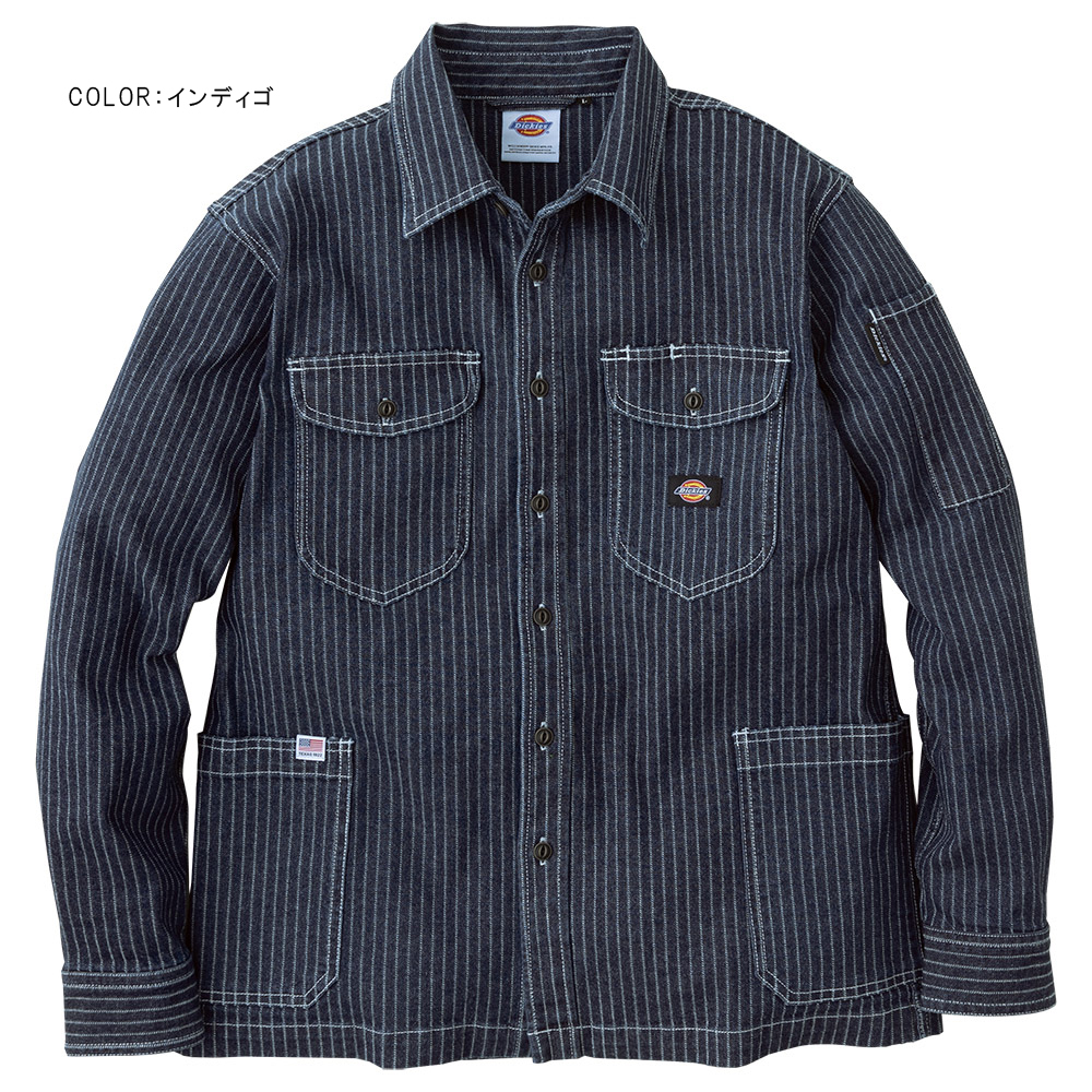 Dickies（ディッキーズ） ストレッチ ウォバッシュ シャツジャケット D