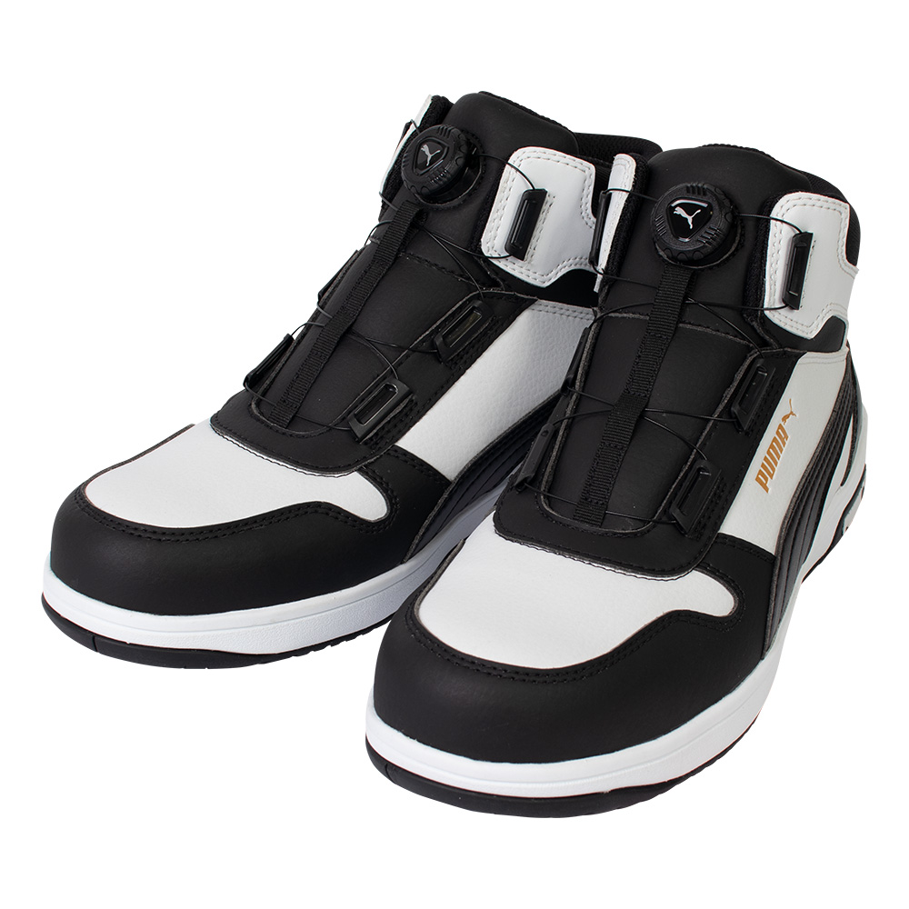 プーマ PUMA 安全靴 フロントコート ディスク ミッド (FRONTCOURT DISC MID)   (セーフティシューズ 作業靴 ミッドカットスニーカー 作業靴 puma)(ポイント利用) | PUMA | 01